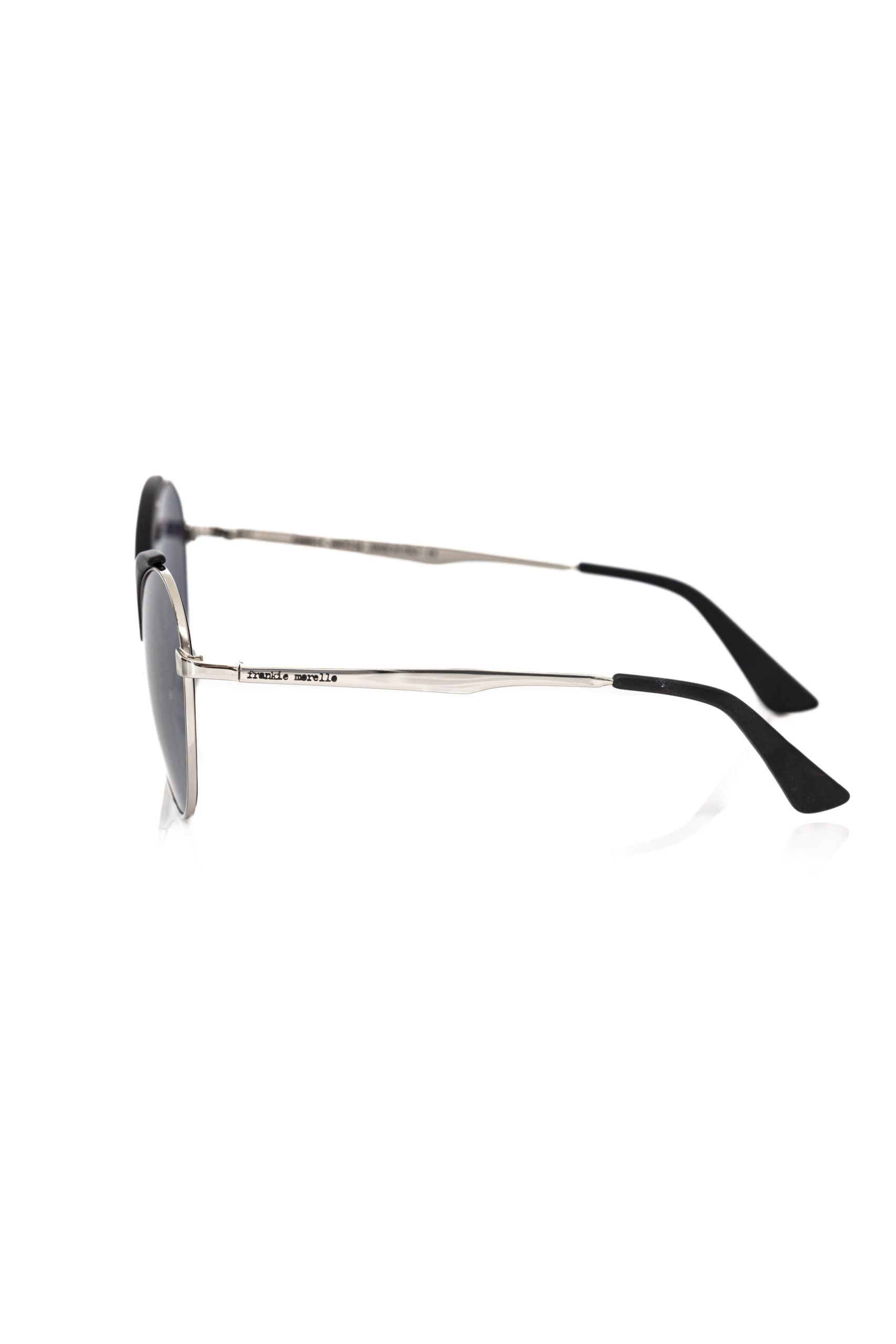 Black Metallic Fiber Women's Sunglasses