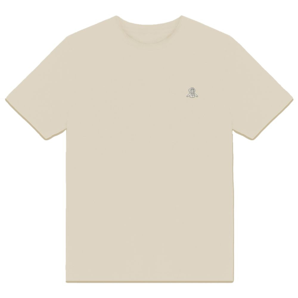 Beige Cotton T-Shirt