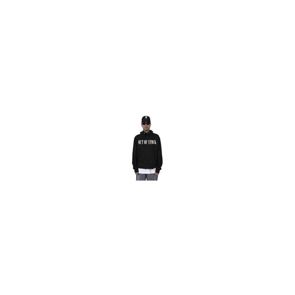 Black Cotton Men's Sweatshirt