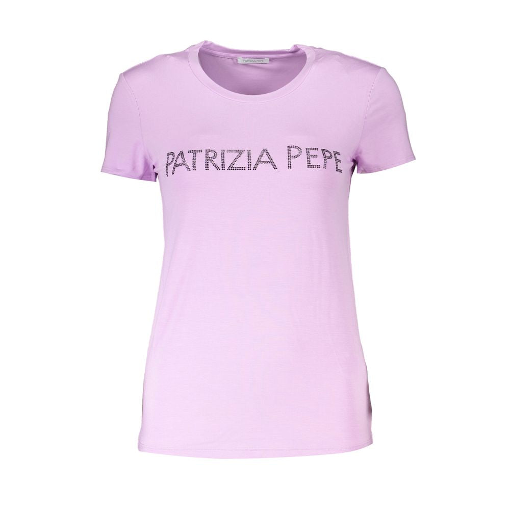 Purple Organic Cotton Women T-Shirt
