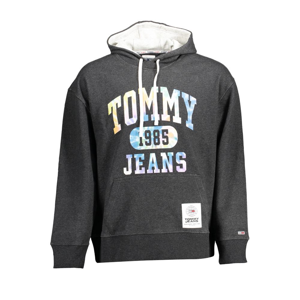 Black Cotton Men Sweater