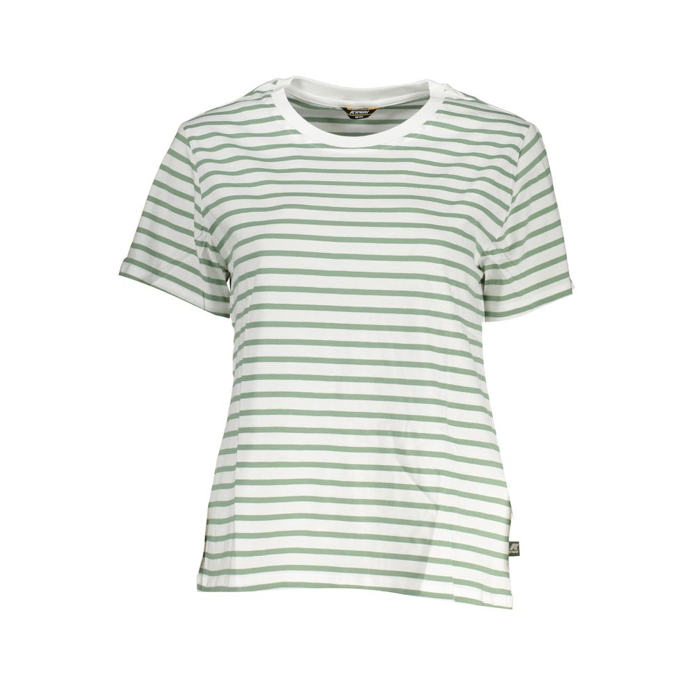 White Cotton Women T-Shirt