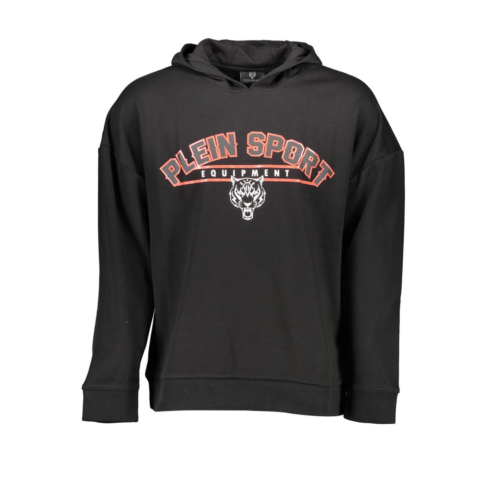 Black Cotton Men's Sweater