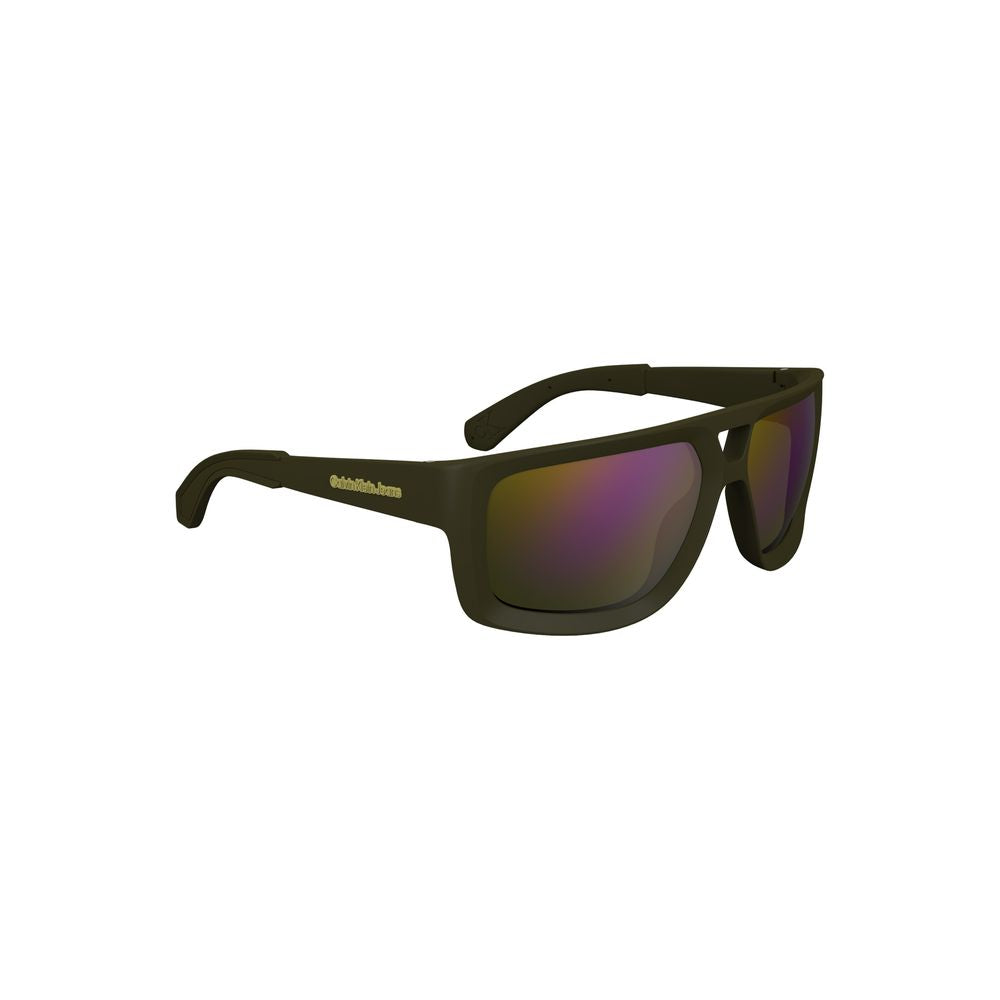 Green Plastic Men Sunglass