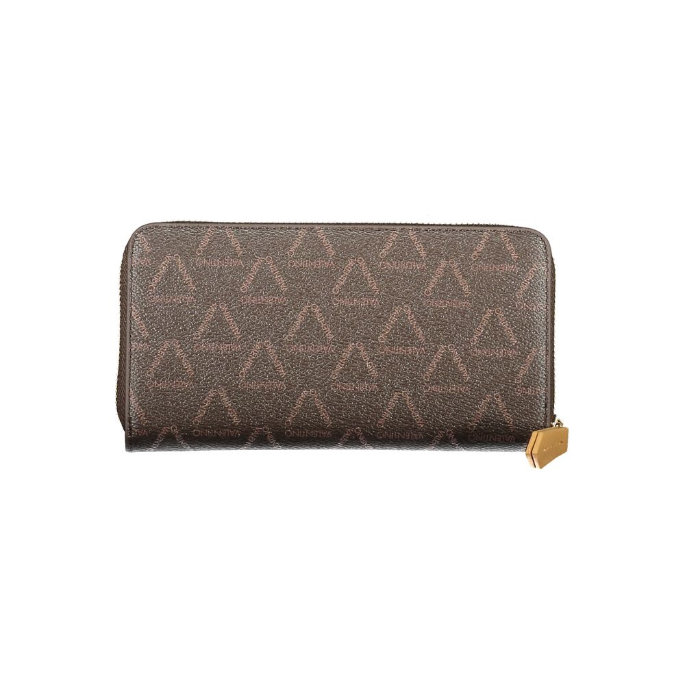 Brown Polyethylene Women Wallet