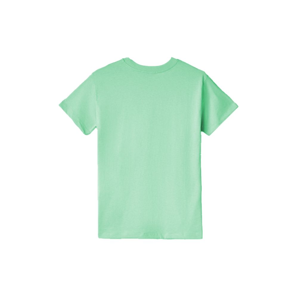 Green Cotton Women T-Shirt