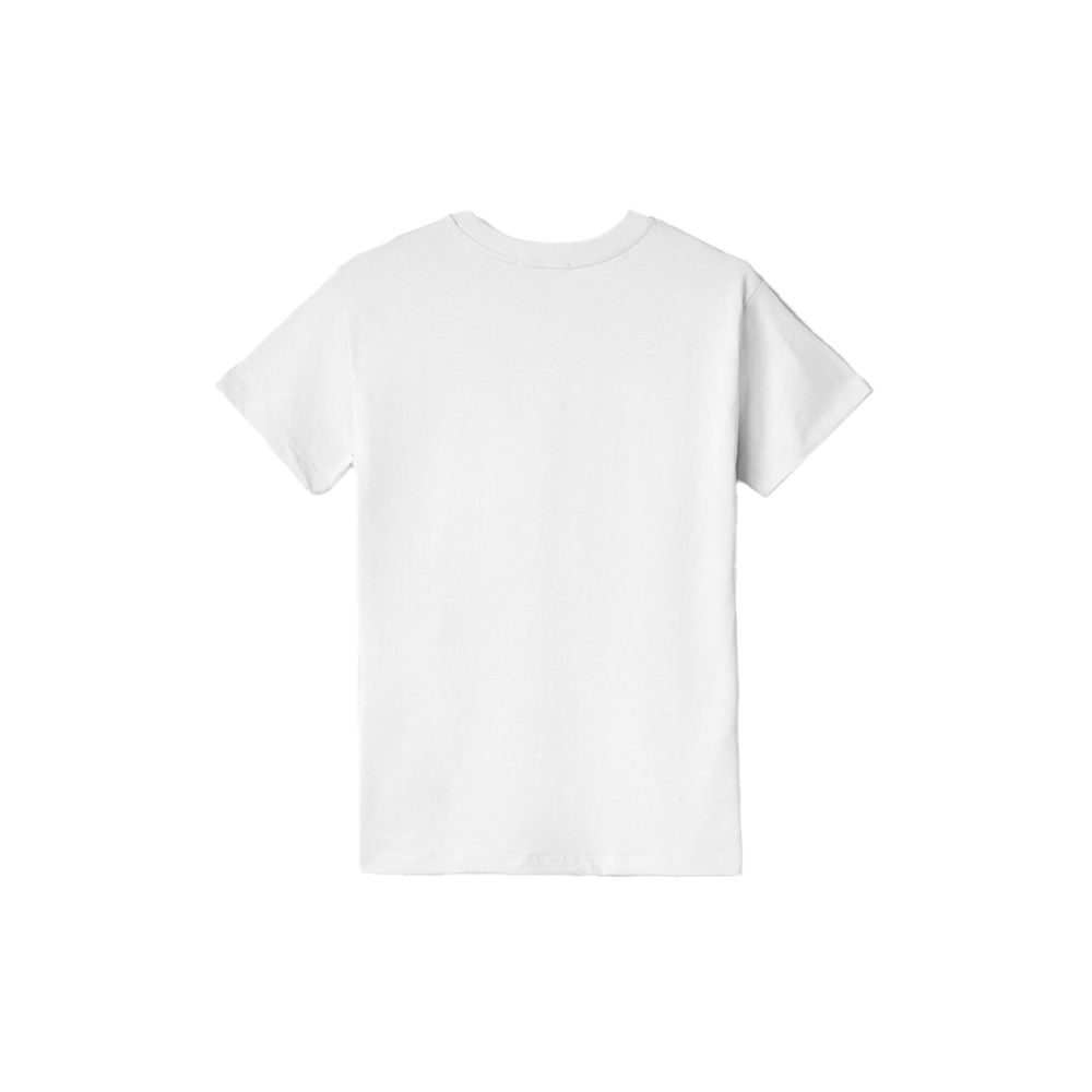 White Cotton Women T-Shirt