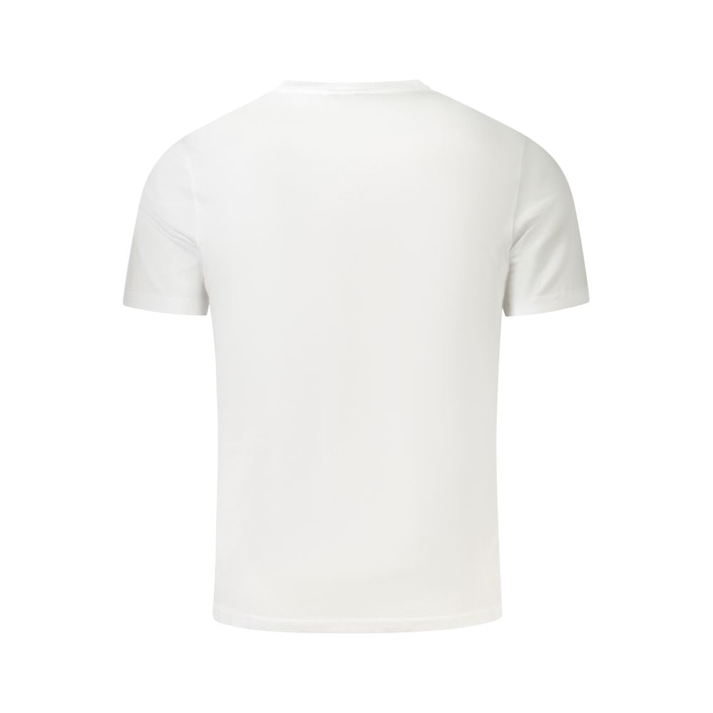 White Cotton Men T-Shirt