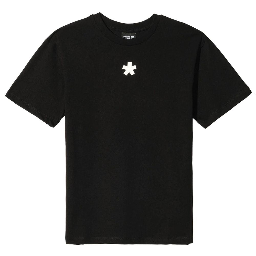 Black Cotton Women T-Shirt
