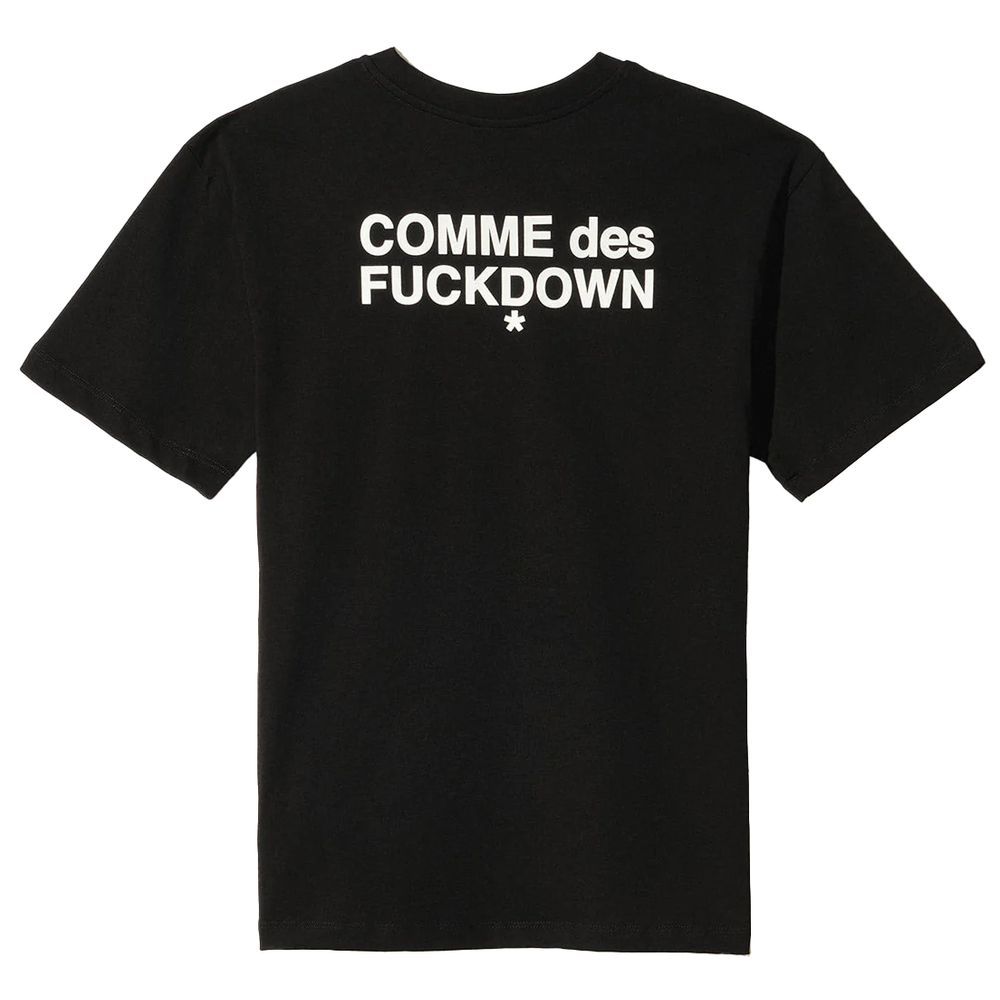 Black Cotton Women T-Shirt