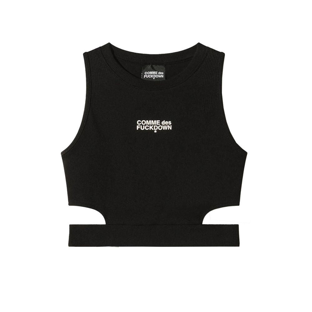 Black Cotton Women Top