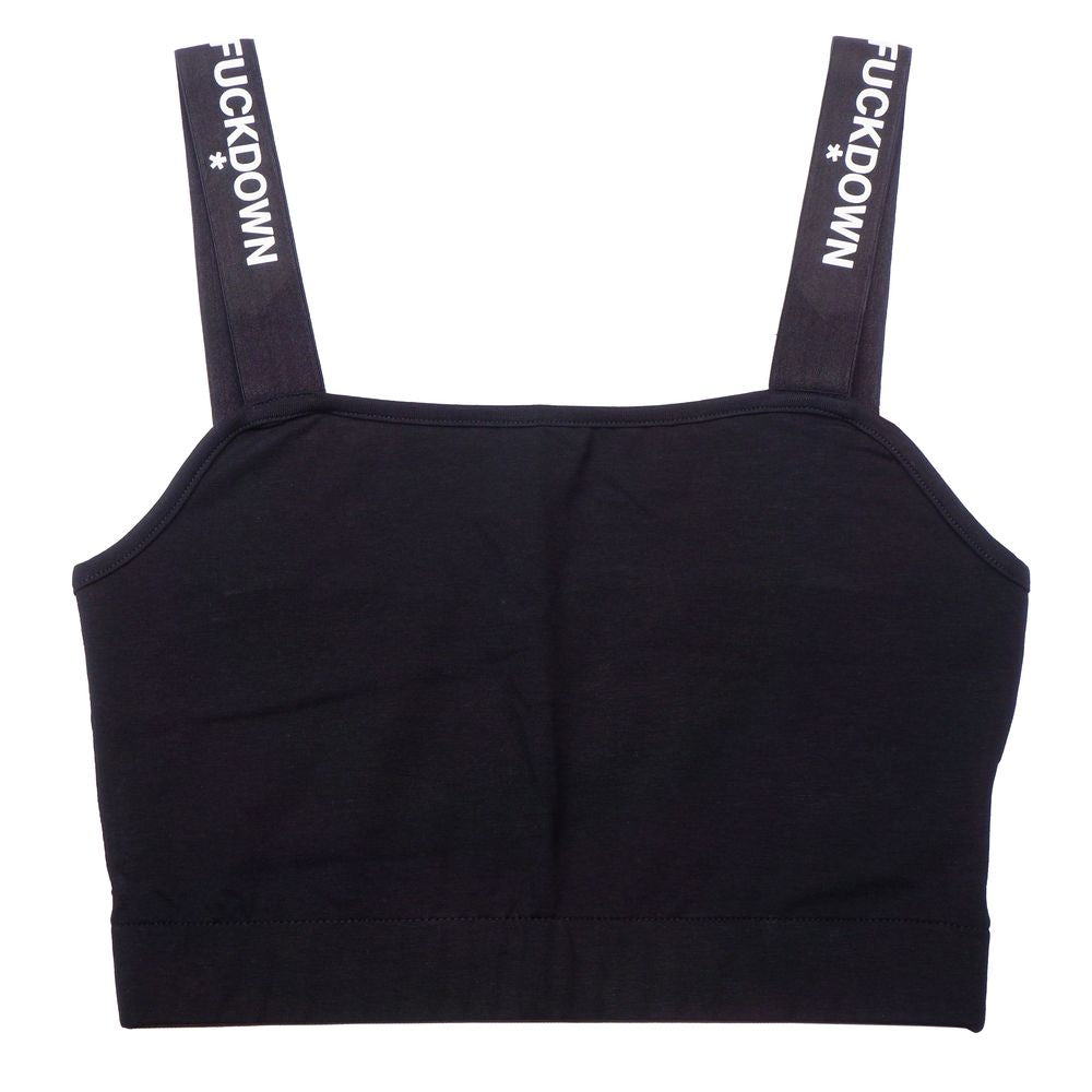 Black Cotton Women Top
