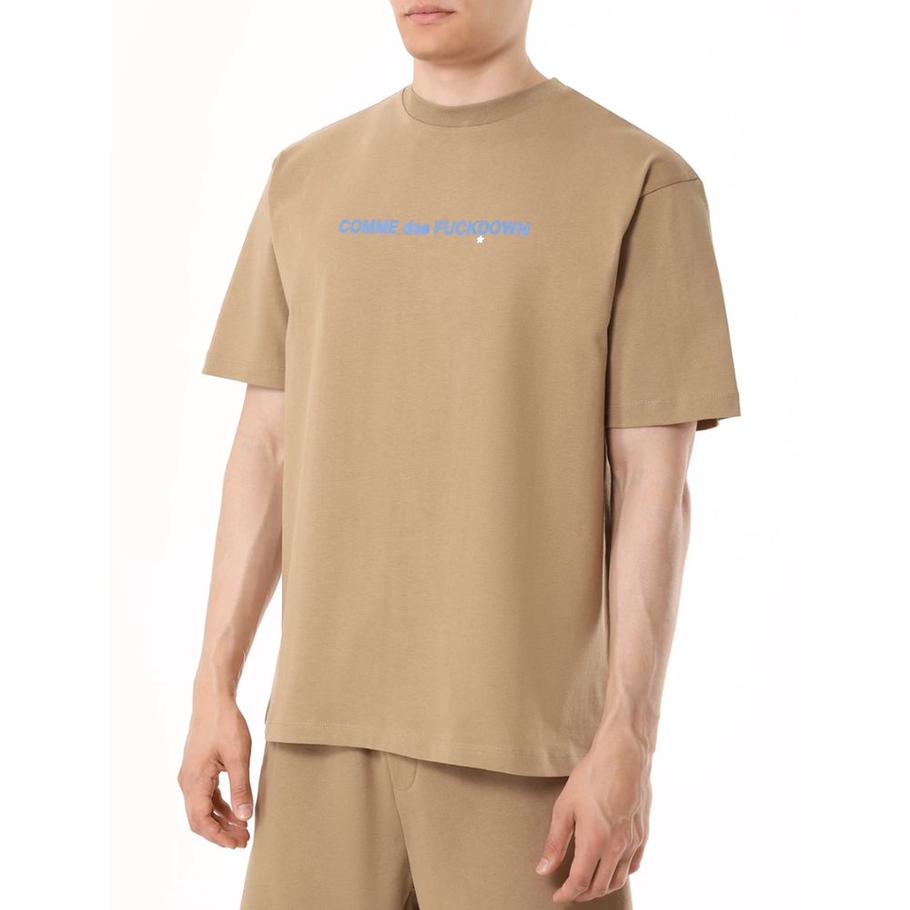 Brown Cotton T-Shirt