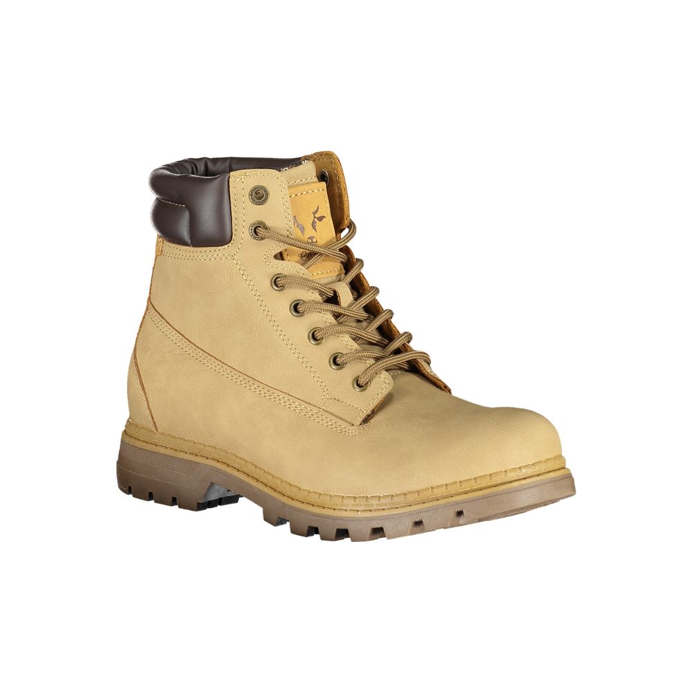 Beige Polyester Ankle