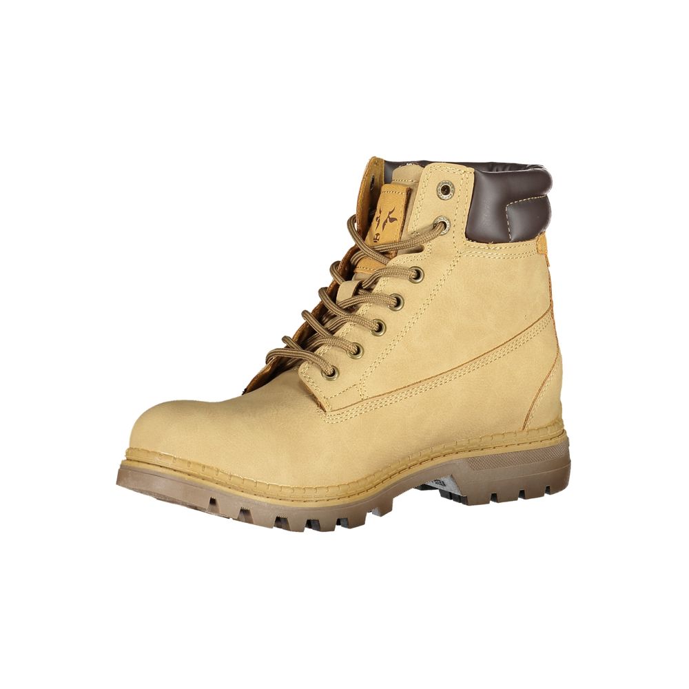 Beige Polyester Ankle