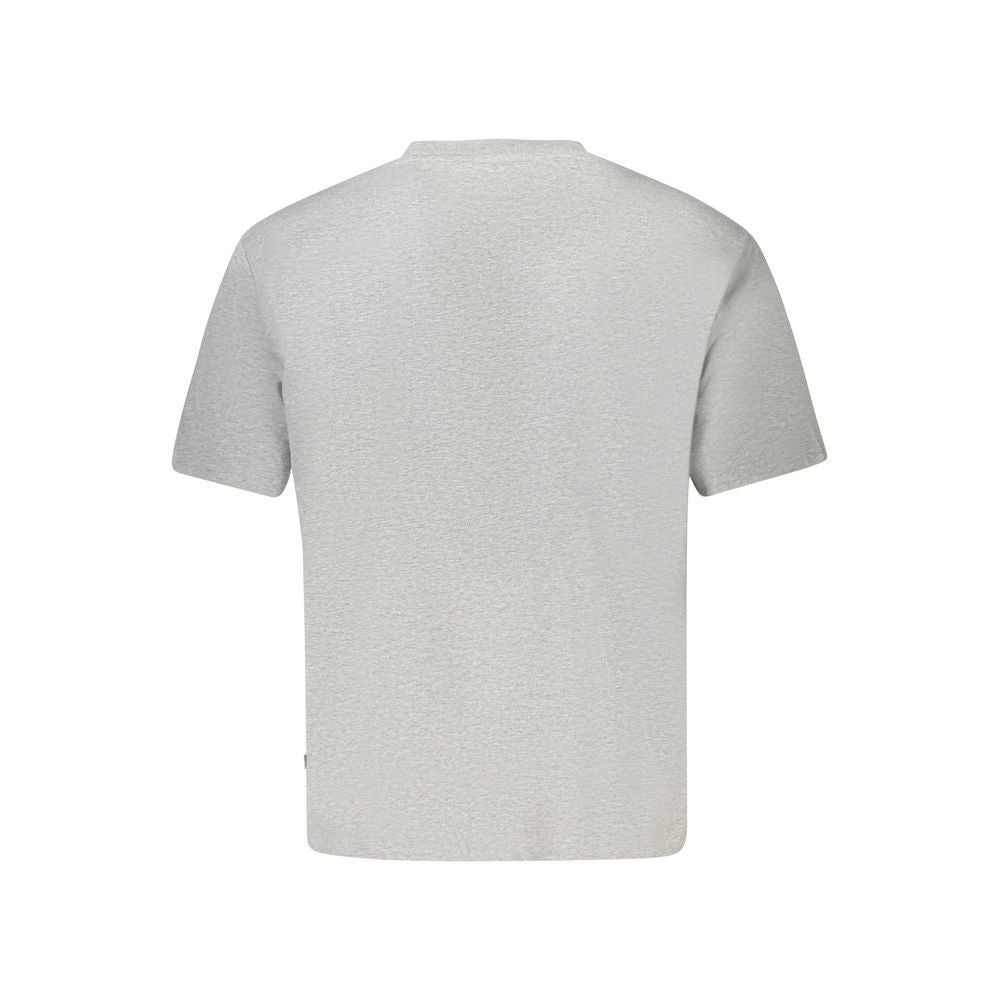 Gray Cotton Women T-Shirt