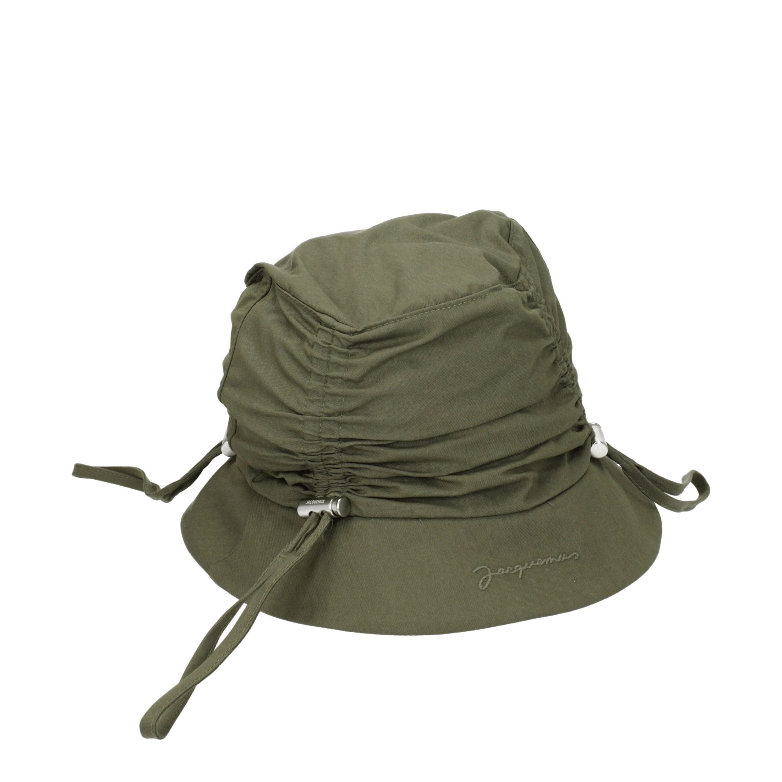 Green Cotton Bucket Hats