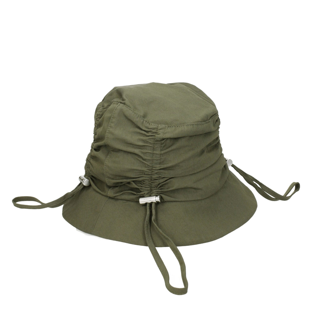 Green Cotton Bucket Hats