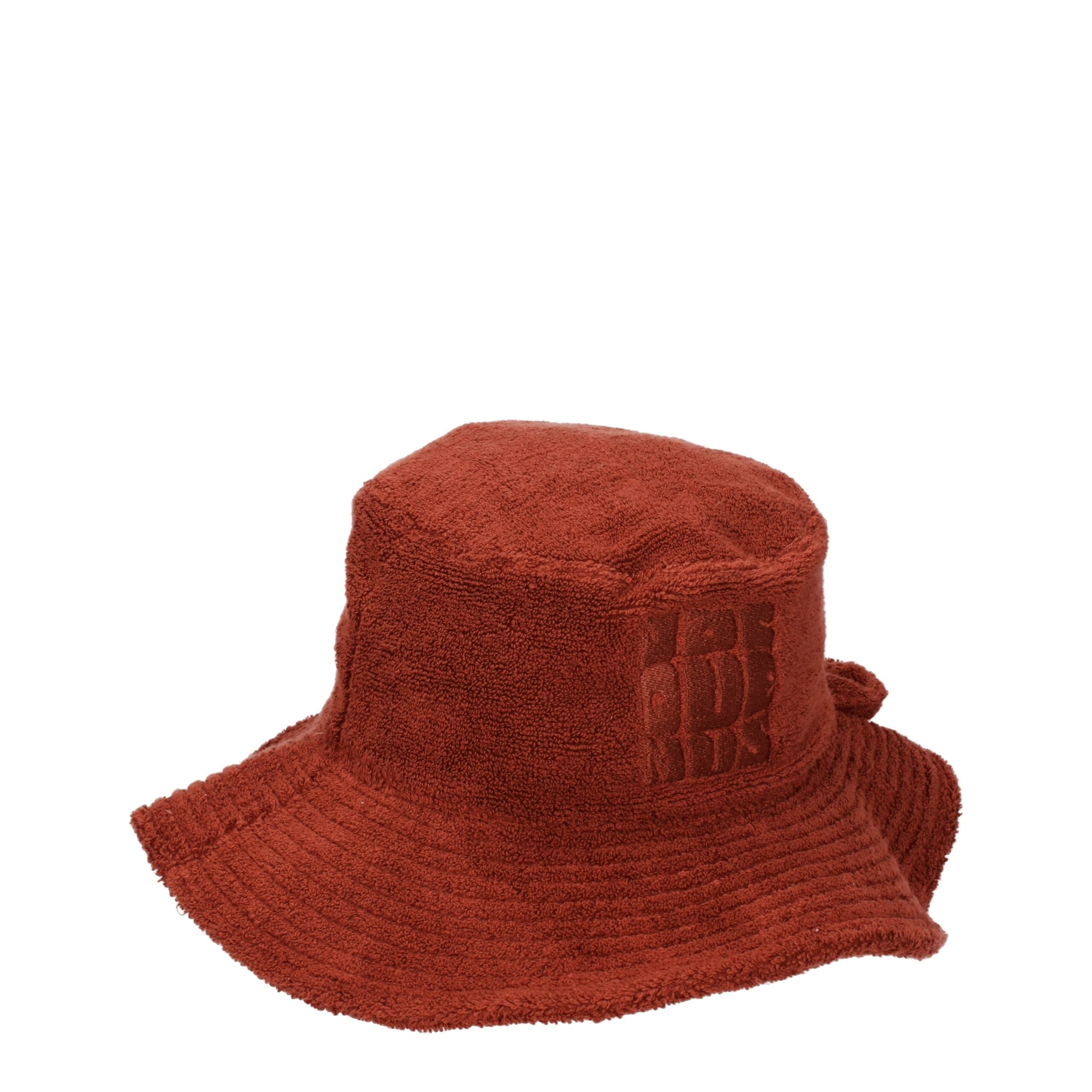 Brown Cotton Bucket Hats