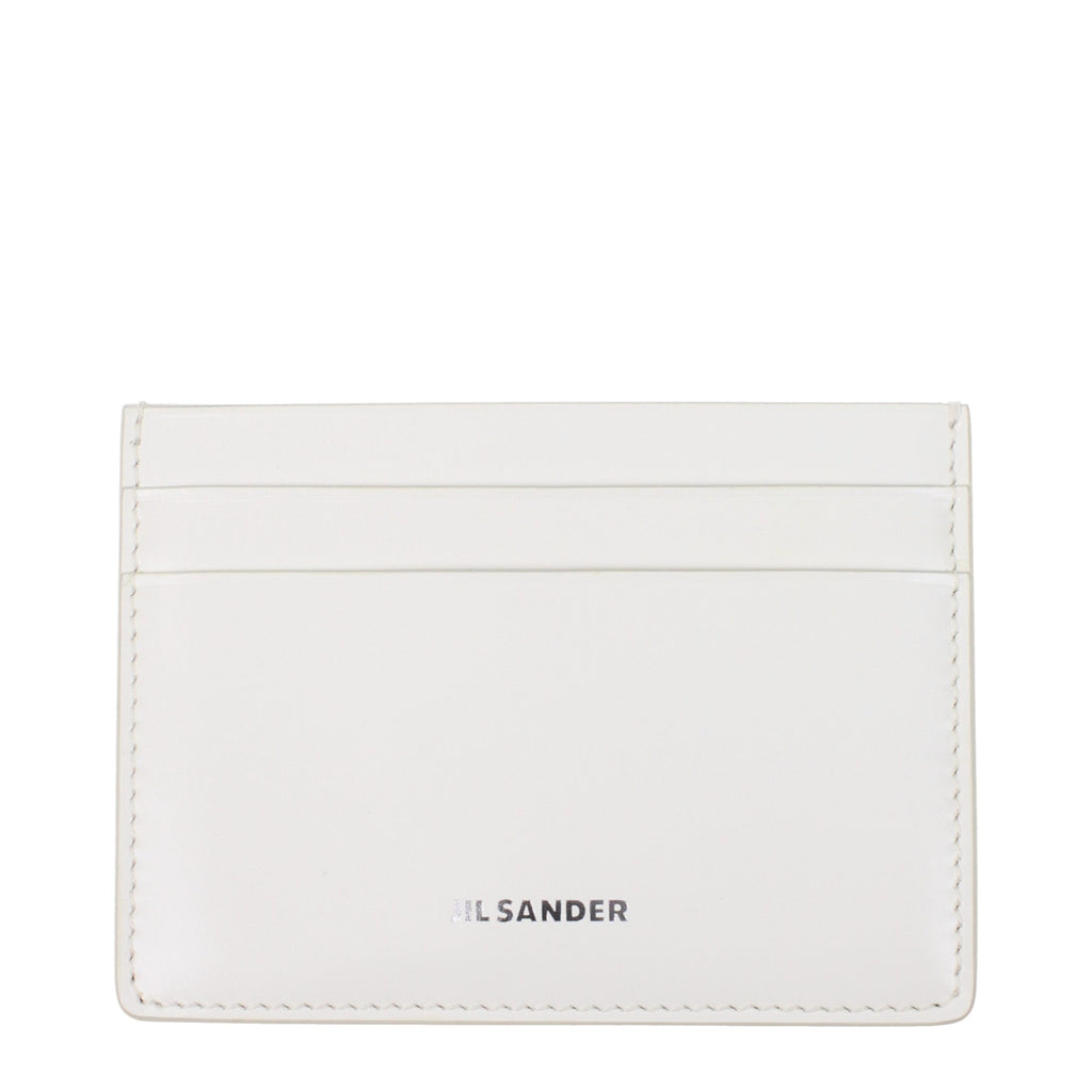 White Leather Cardholders