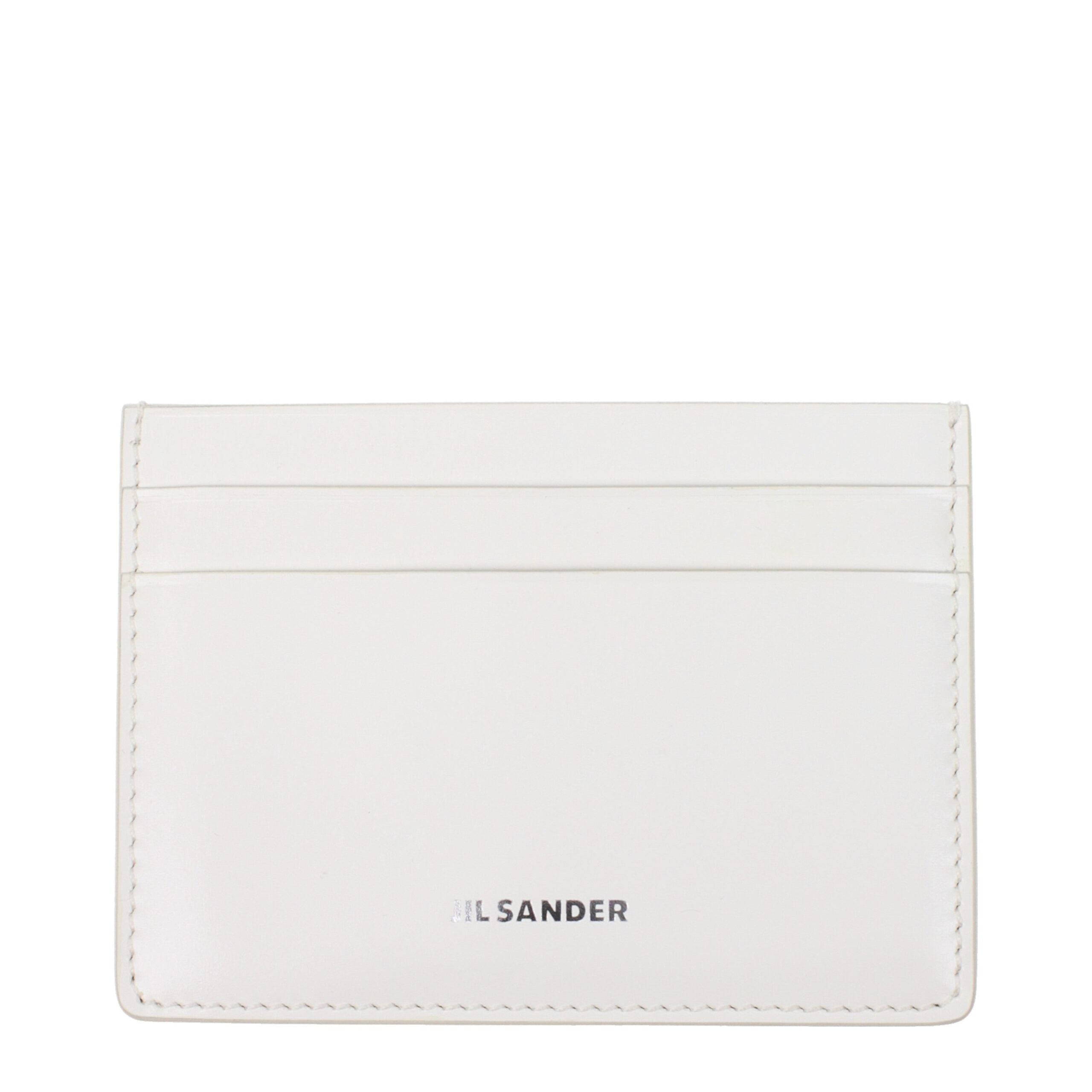 White Leather Cardholders