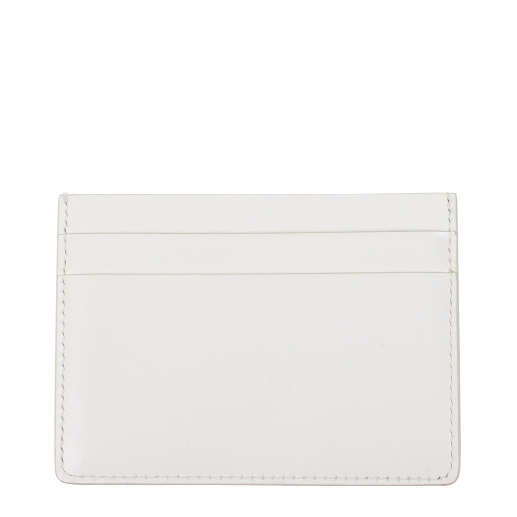 White Leather Cardholders