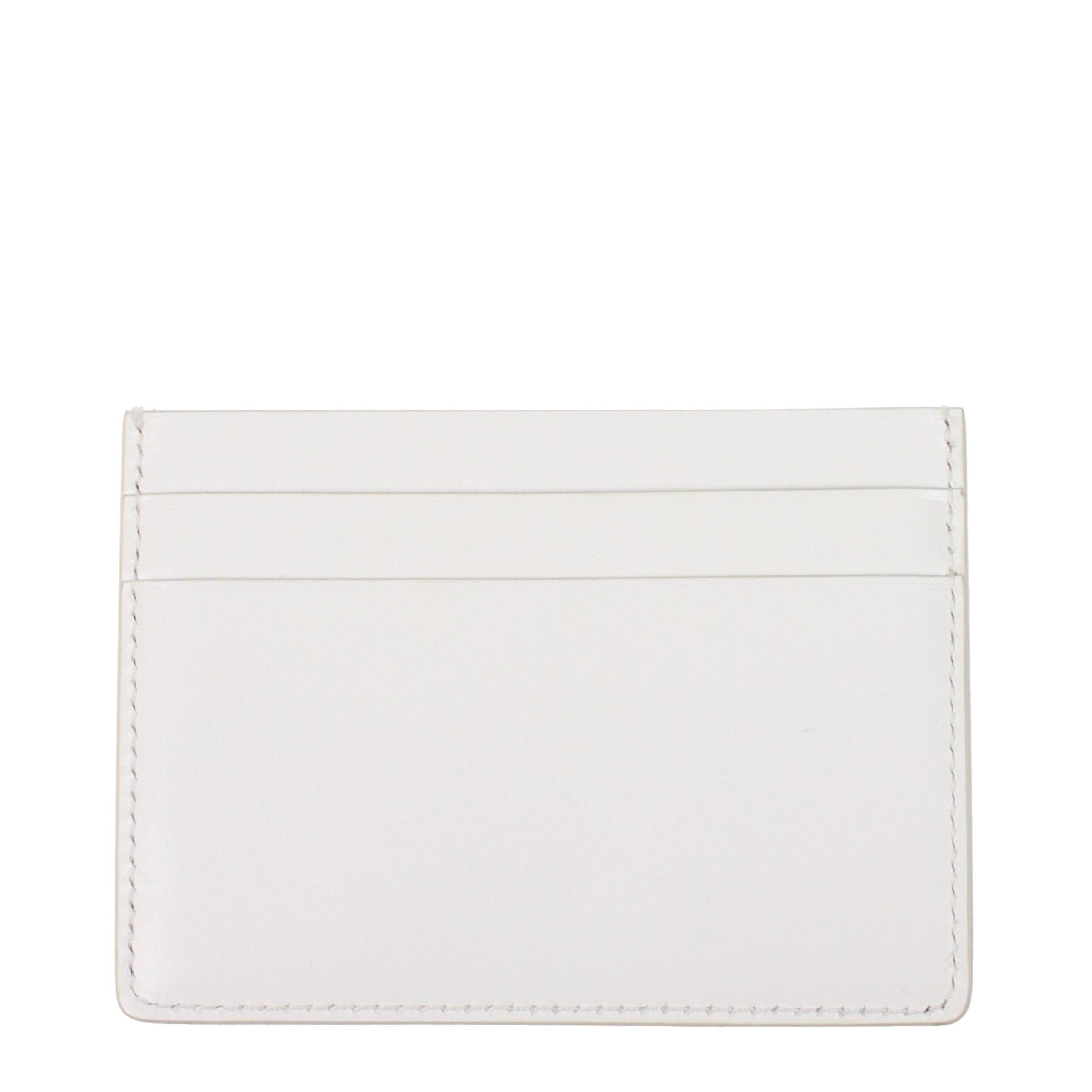White Leather Cardholders
