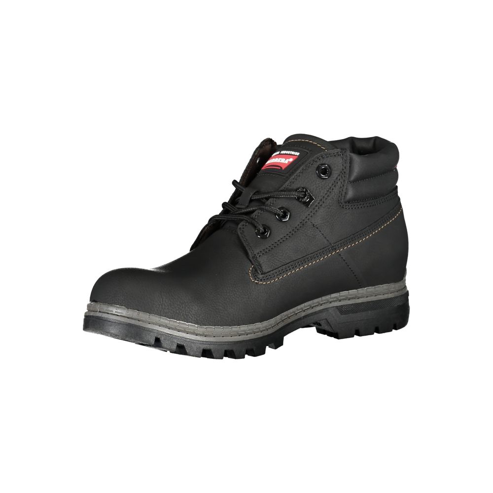 Black Polyester Ankle