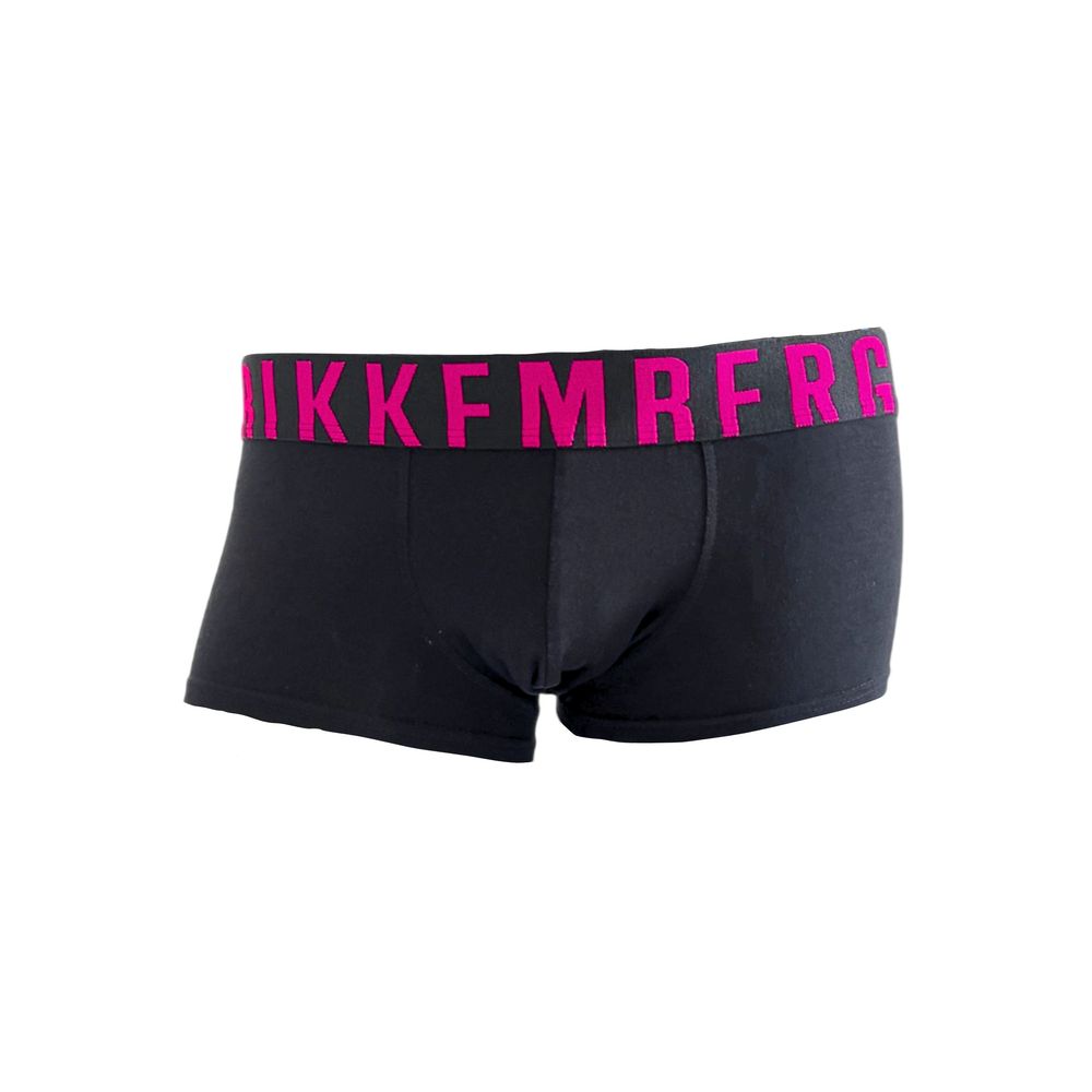 Black Cotton Men Boxer