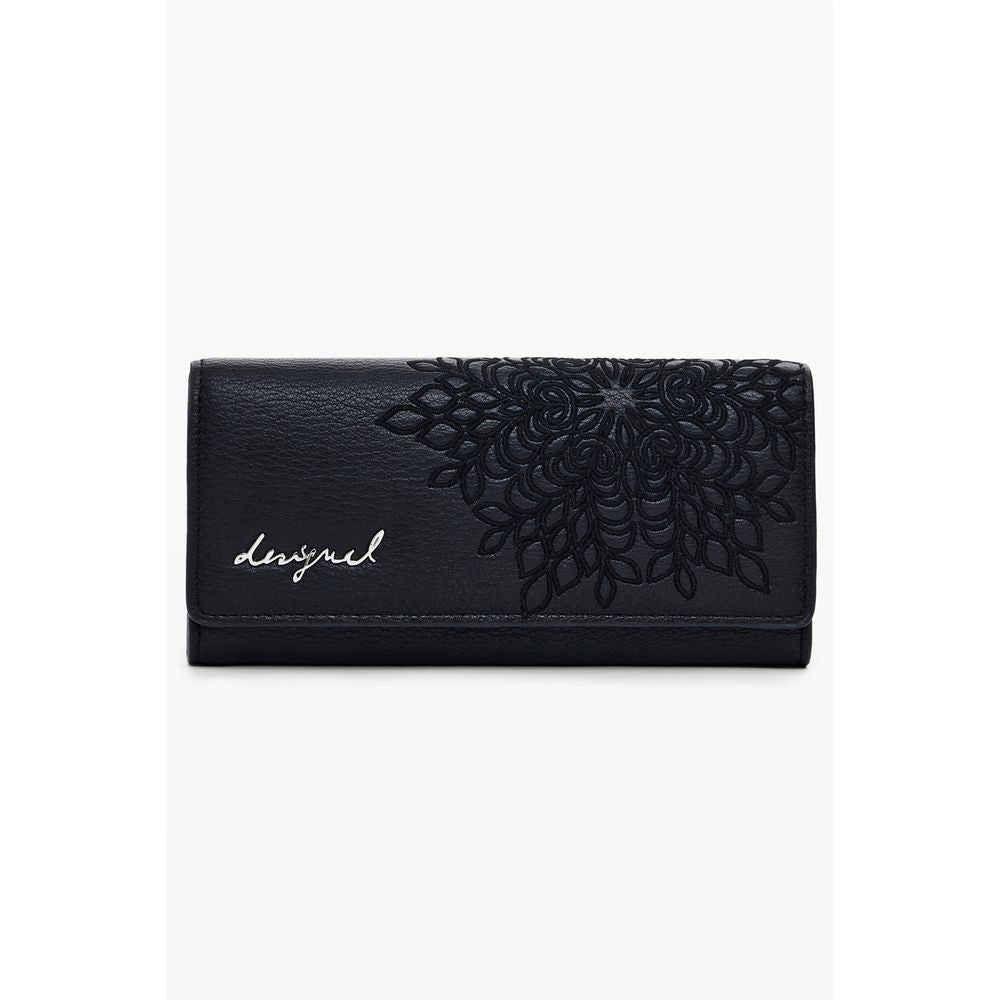Black Polyethylene Women Wallet