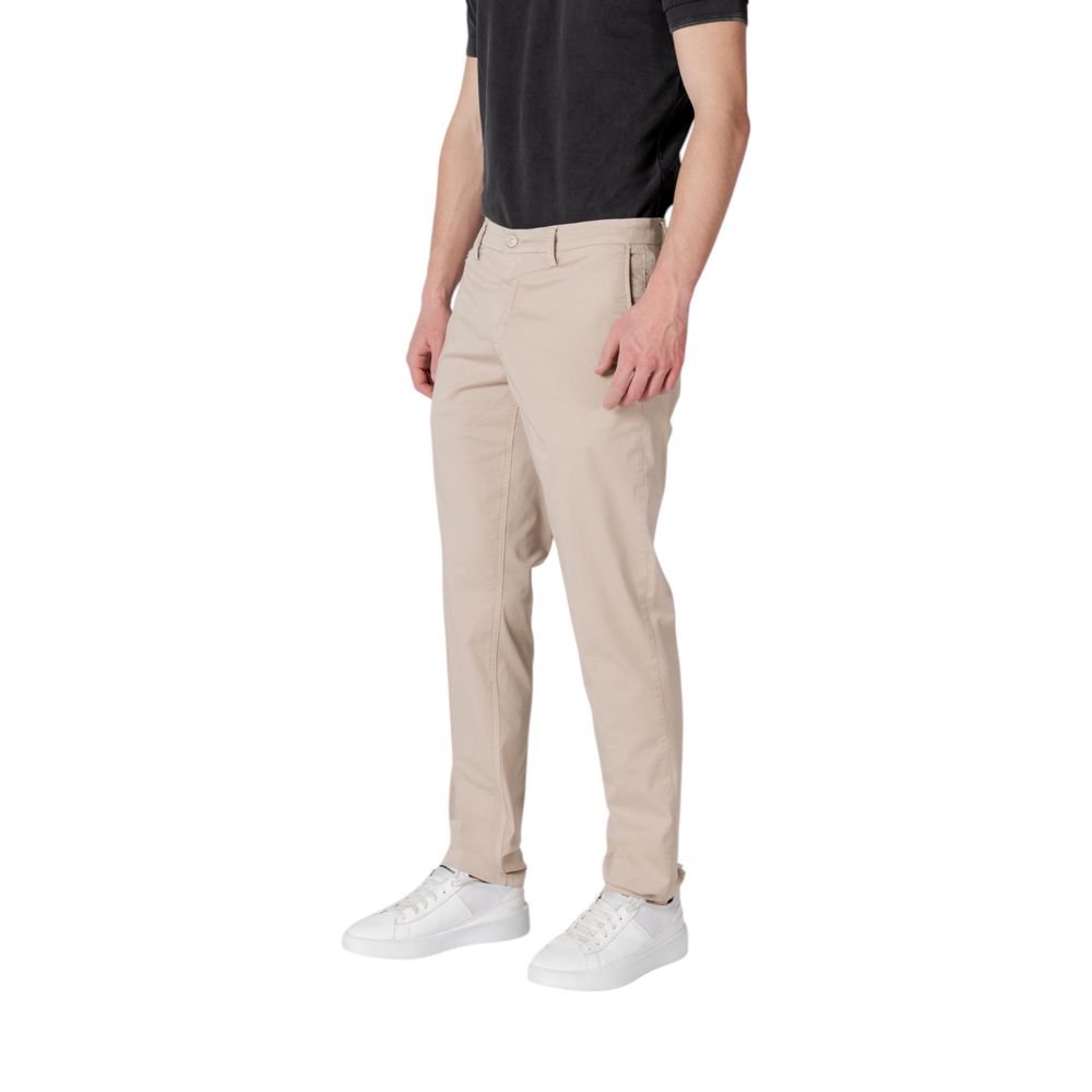 Beige Cotton Pant