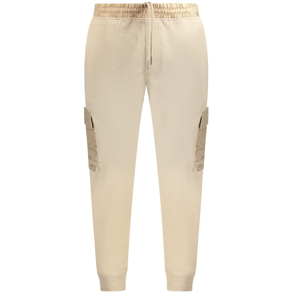 Beige Cotton Pant