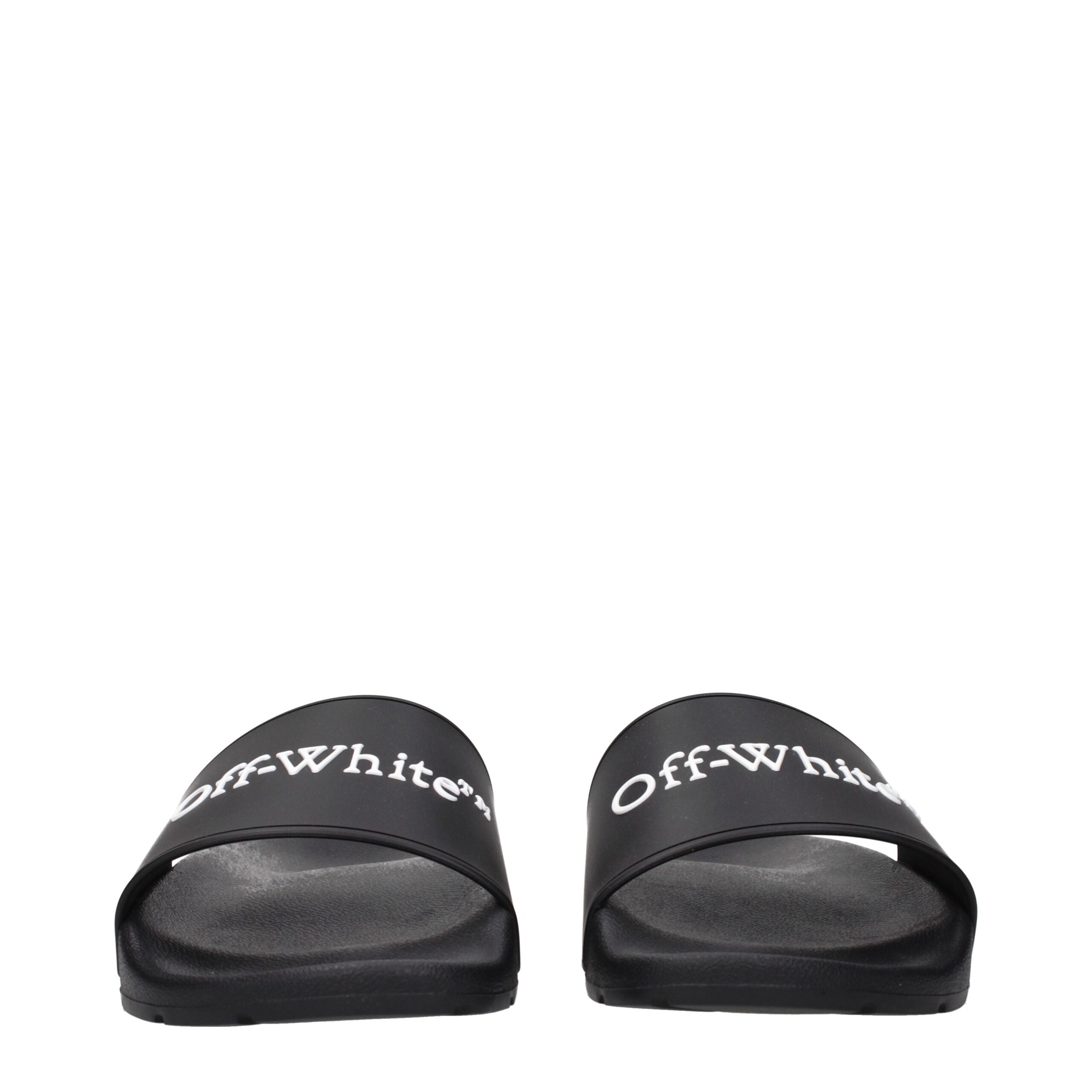 Black Cotton Slippers Sandals