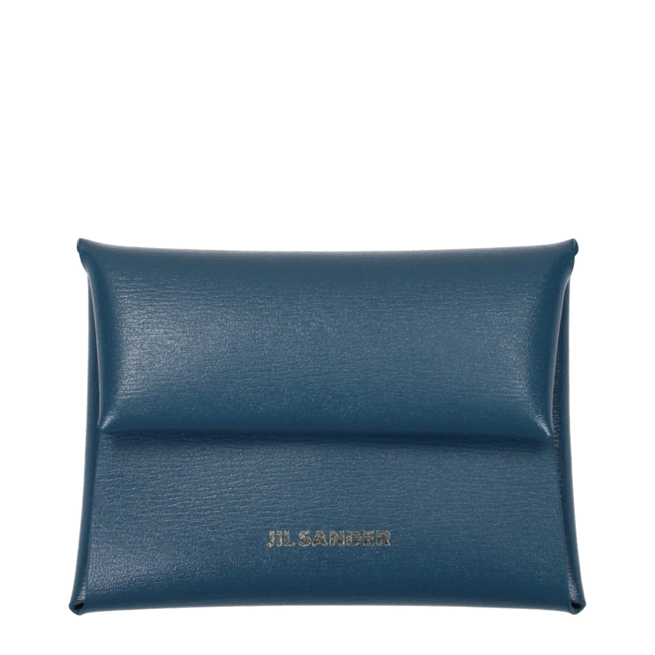 Blue Leather Wallets