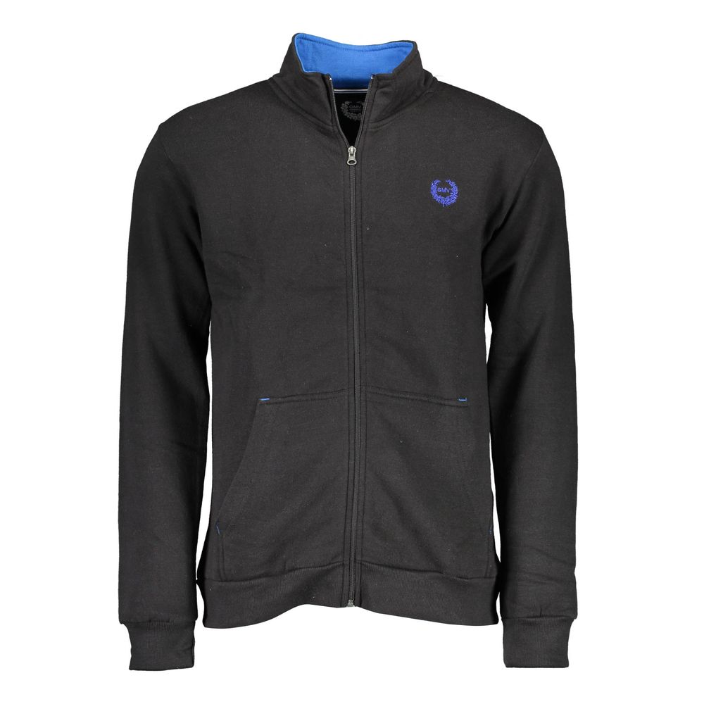 Black Cotton Sweatshirt