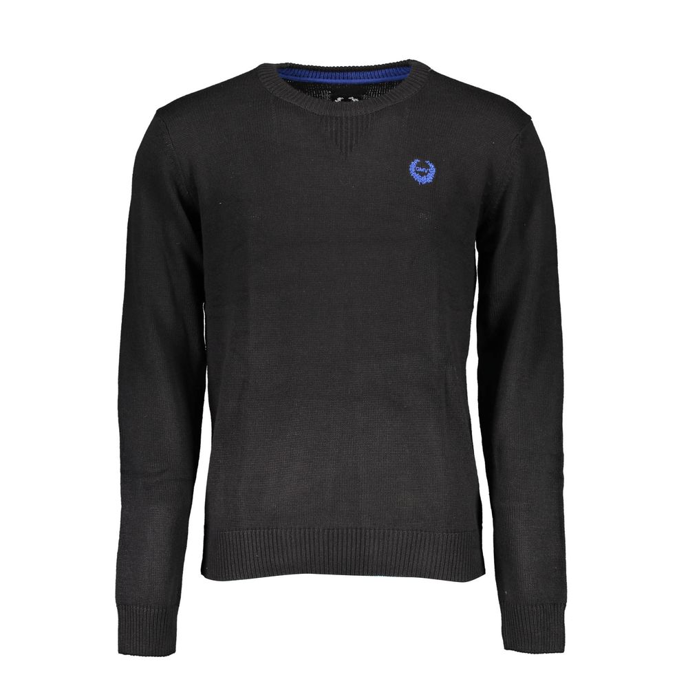 Black Cotton Sweater