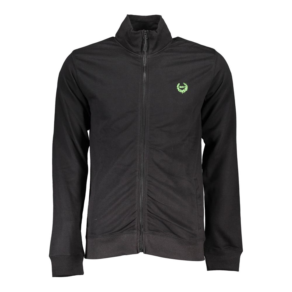 Black Cotton Sweatshirt